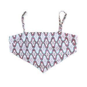 Multicolor Patterned Bandana Top